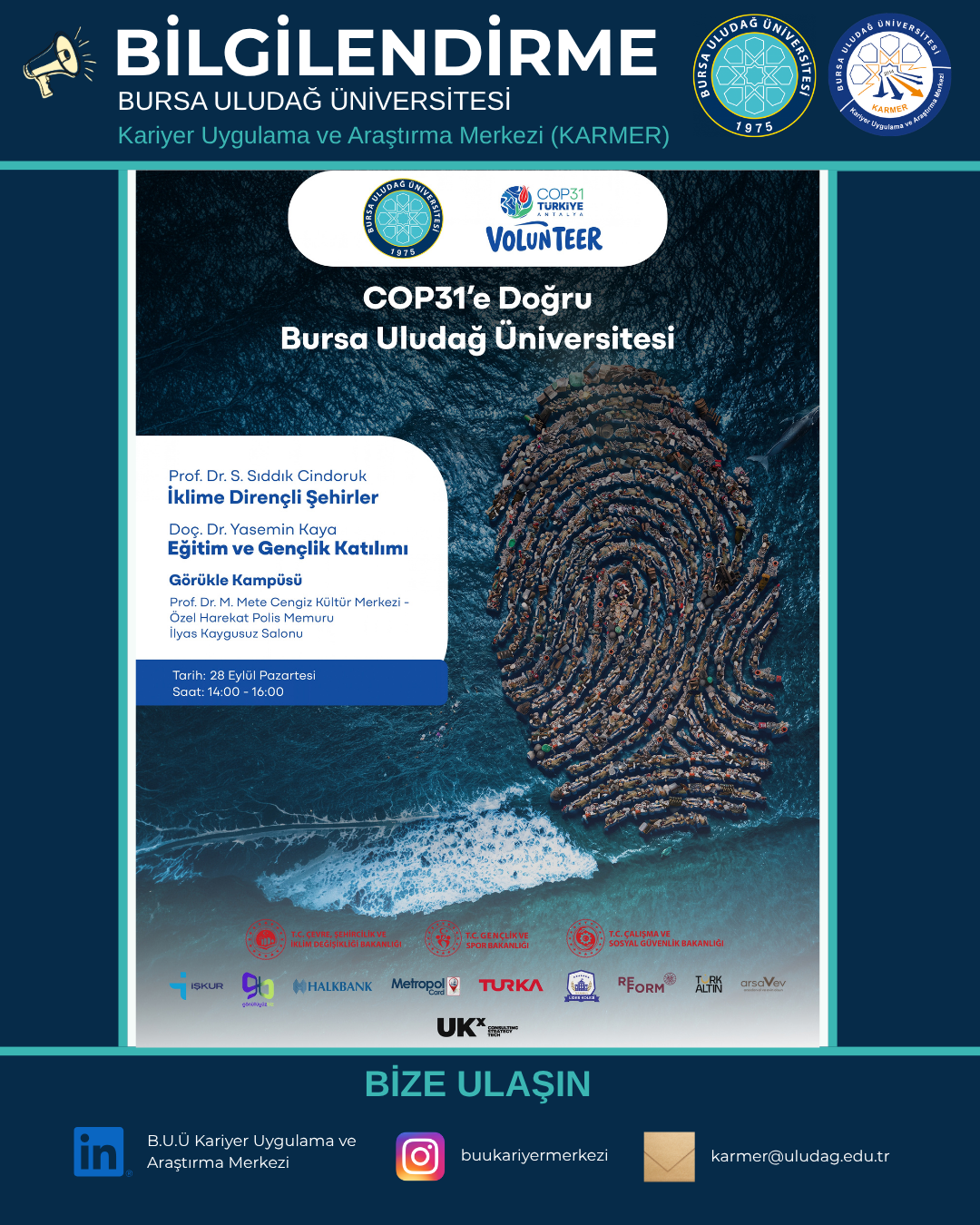 COP31’e Doğru: İklime Dirençli Şehirler, Eğitim ve Gençlik Katılımı